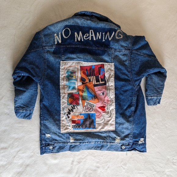 ZARA graphic denim jacket - Picture 3 of 13